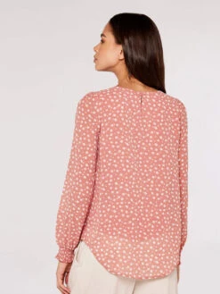Irregular Dot Long Sleeves Top -Out Shino Sales Store 5051839559066 3