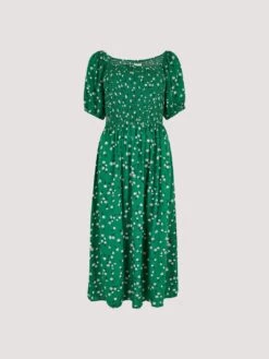 Floral Puff Sleeve Dress -Out Shino Sales Store 5051839592926 cutout