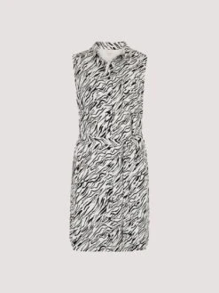 Zebra Sleeveless Shirt Dress -Out Shino Sales Store 5051839595873 cutout