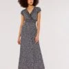 Ditsy Smock Maxi Dress