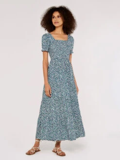 Ditsy Milkmaid Maxi Dress -Out Shino Sales Store 5051839617599 2