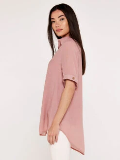 Slub Shimmer Turn Up Top -Out Shino Sales Store 5051839625907 2