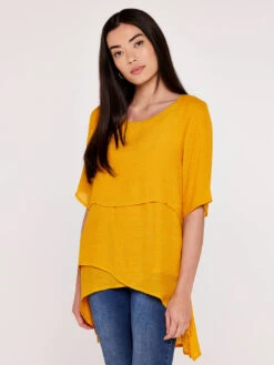 Layered Slub Shimmer Top -Out Shino Sales Store 5051839625976 2