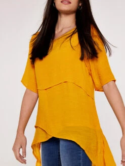Layered Slub Shimmer Top -Out Shino Sales Store 5051839625976 3