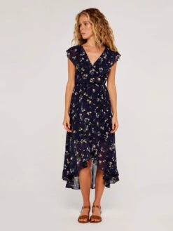 Botanical Ruffle Wrap Dress -Out Shino Sales Store 5051839631960 1