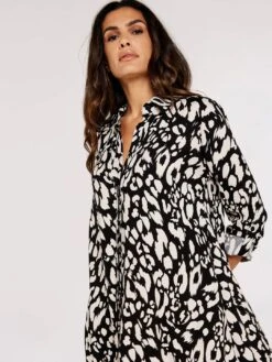 Animal Oversized Shirt Dress -Out Shino Sales Store 5051839633315 1