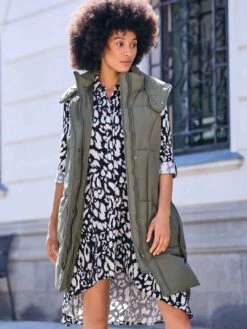 Animal Oversized Shirt Dress