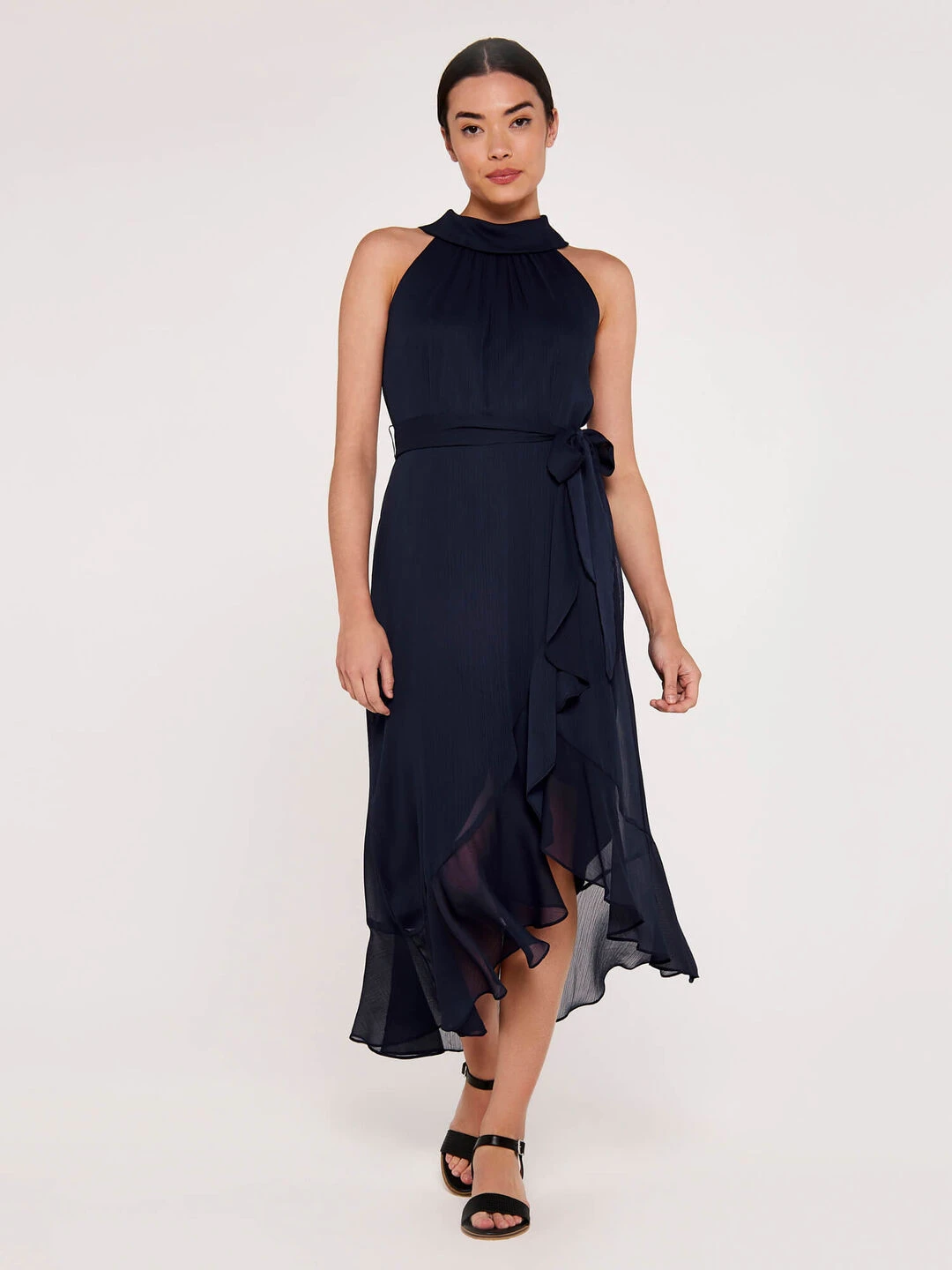 Halter Neck Ruffle Dress 3 Halter Neck Ruffle Dress - Image 3
