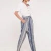 Chambray Stripe Trousers