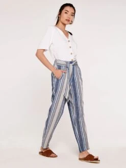 Chambray Stripe Trousers