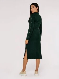 Rib Studded Midi Dress -Out Shino Sales Store 5051839646643 2