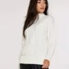 Jacquard Mock Neck Jumper