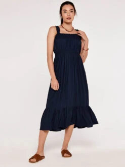 Check Smocked Waist Dress -Out Shino Sales Store 5051839649927 3