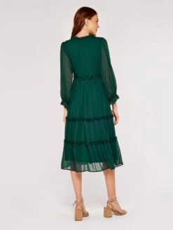 Crinkle Ruffle Midi Dress -Out Shino Sales Store 5051839650060 3