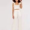 Linen Wide Leg Trousers