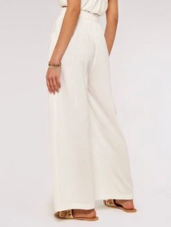 Linen Wide Leg Trousers -Out Shino Sales Store 5051839650558 3