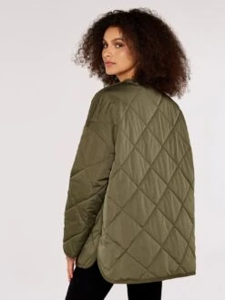 Collarless Quilted Jacket -Out Shino Sales Store 5051839652255 4