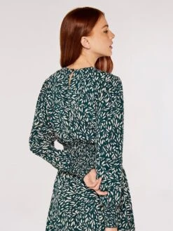 Silhouette Leaf Mini Dress -Out Shino Sales Store 5051839653931 2