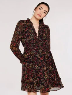 Paisley Smock Frill Dress -Out Shino Sales Store 5051839655959 2