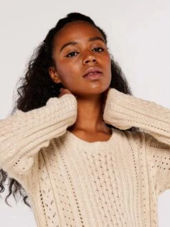 Pointelle Knitted Midi Dress -Out Shino Sales Store 5051839658042 2