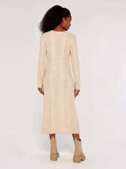 Pointelle Knitted Midi Dress -Out Shino Sales Store 5051839658042 4