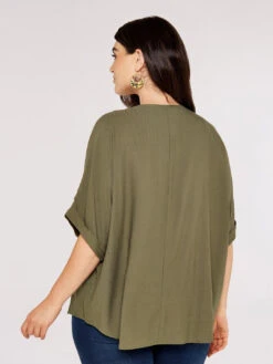 Chevron V Neck Top -Out Shino Sales Store 5051839658868 3