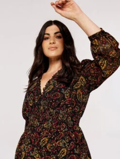 Curve Paisley Smock Dress -Out Shino Sales Store 5051839659100 2