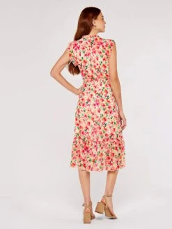 Brushstroke Bloom Midi Dress -Out Shino Sales Store 5051839661608 3