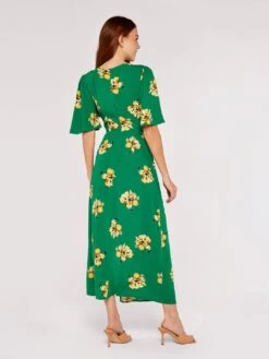Floral Side Slit Dress -Out Shino Sales Store 5051839662742 3