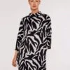 Animal Print Cocoon Dress