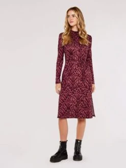 Tapestry Side Split Midi Dress -Out Shino Sales Store 5051839668386 3
