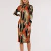 Paint Splash Column Dress