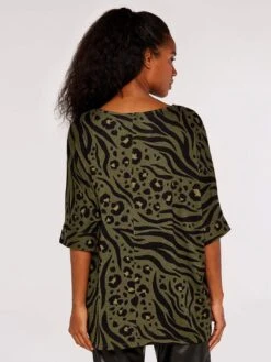 Zebra Leopard Batwing Top -Out Shino Sales Store 5051839669635 3