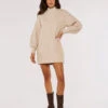 Knit Jumper Mini Dress