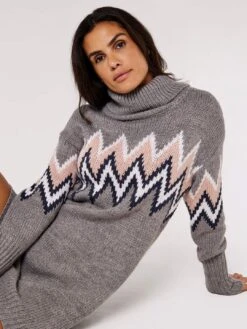 Chevron Jumper Mini Dress -Out Shino Sales Store 5051839677104 2