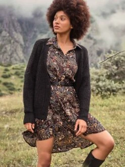 Paisley Shirt Dress