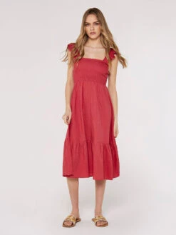 Linen Midi Dress -Out Shino Sales Store 5051839690547 2