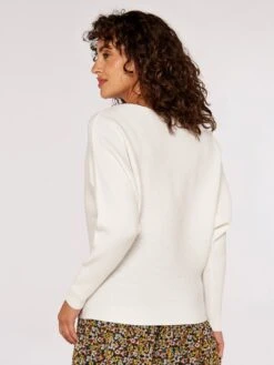 Ribbed Slash Neck Jumper -Out Shino Sales Store 5051839691353 3