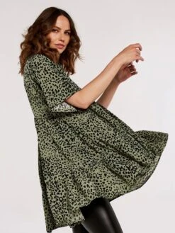 Animal Dot Oversized Top