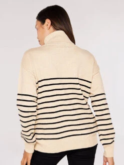 Striped Roll Neck Jumper -Out Shino Sales Store 5051839697232 3