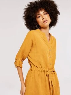 Tetra Tie Mini Shirt Dress -Out Shino Sales Store 5051839698567 2