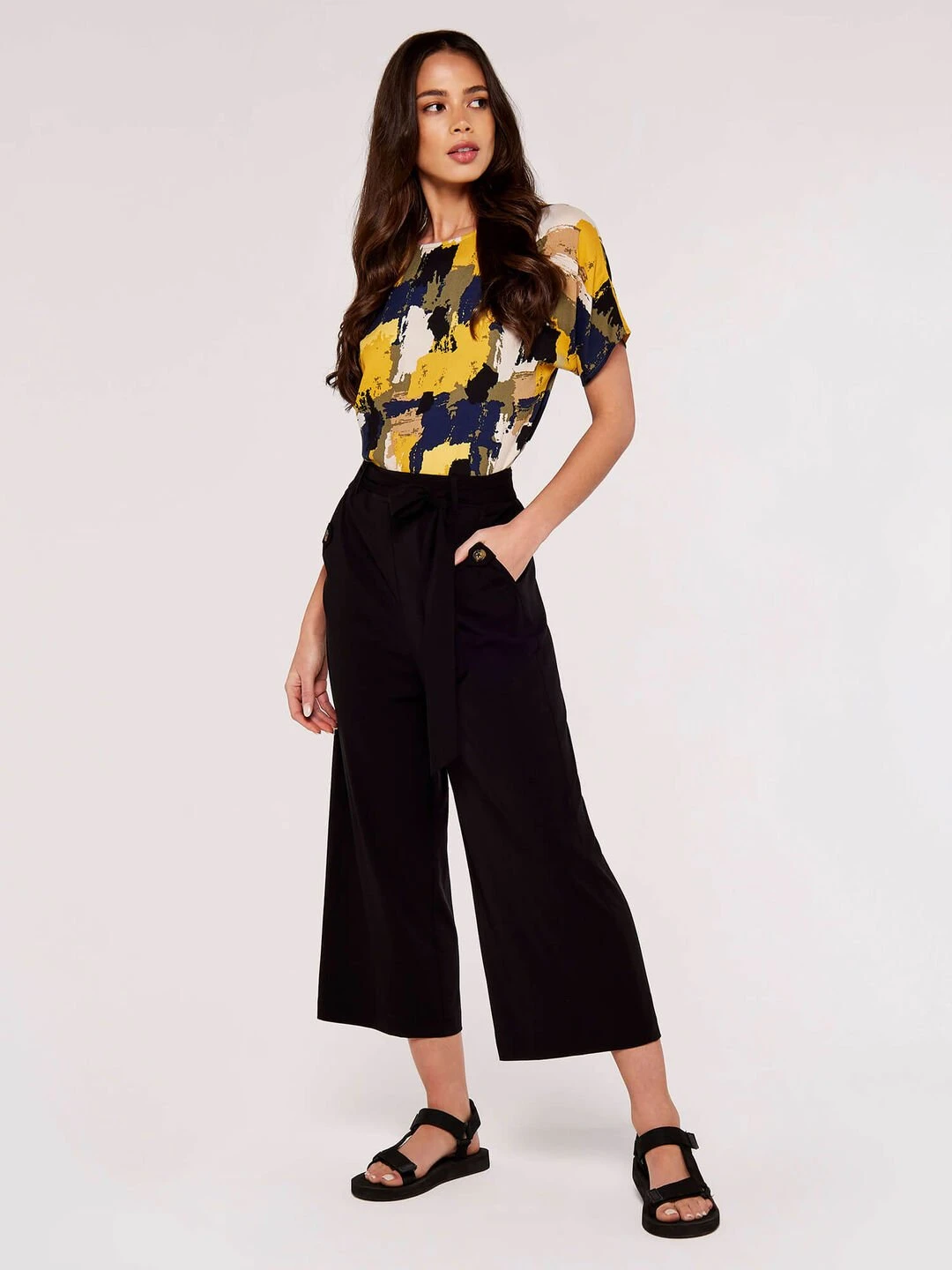 Casa Button Detail Culotte 2 Casa Button Detail Culotte - Image 2