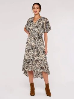 Watercolour Dot Midi Dress -Out Shino Sales Store 5051839701663 2