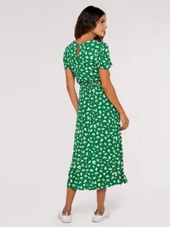 Floral Split Midi Dress -Out Shino Sales Store 5051839702295 3