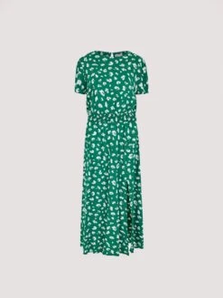 Floral Split Midi Dress -Out Shino Sales Store 5051839702295 cutout