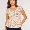 Ditsy Milkmaid Top