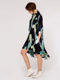 Brushstroke Print Mini Dress 7 Brushstroke Print Mini Dress -Out Shino Sales Store 5051839702783 2