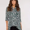 Cheetah High Low Shirt