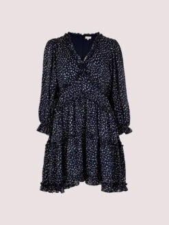 Textured Dot Ruffle Dress -Out Shino Sales Store 5051839703278 cutout