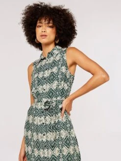 Ikat Shirt Mini Dress -Out Shino Sales Store 5051839703483 2